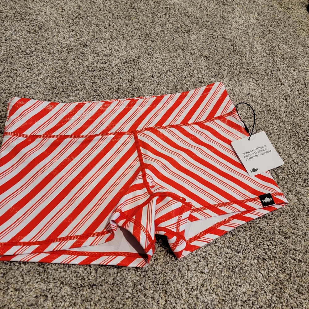 Shimmer Wodbottom Booty Shorts